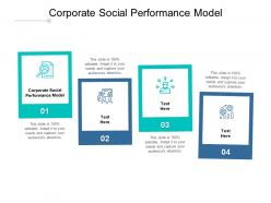 Corporate social performance model ppt powerpoint presentation slides cpb