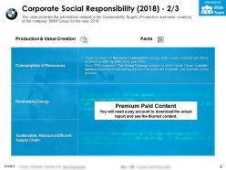 Corporate social responsibility 2018