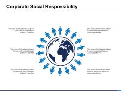 Corporate social responsibility audiences attention ppt powerpoint slides