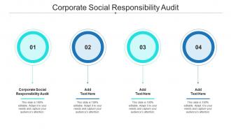 Corporate Social Responsibility Audit In Powerpoint And Google Slides Cpb