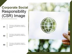 Corporate social responsibility csr image