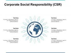 Corporate social responsibility csr ppt powerpoint presentation file brochure