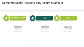 Corporate Social Responsibility Failure Examples In Powerpoint And Google Slides Cpb