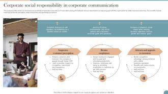 Corporate Social Responsibility In Corporate Workplace Communication Strategy To Improve
