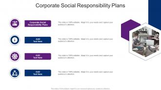 Corporate Social Responsibility Plans In Powerpoint And Google Slides Cpb