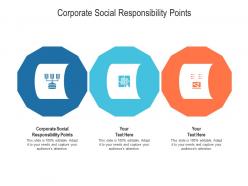 Corporate social responsibility points ppt powerpoint presentation icon example introduction cpb