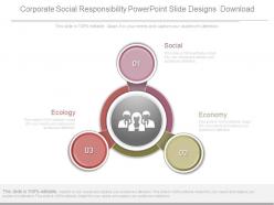 Corporate social responsibility powerpoint slide designs download