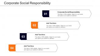 Corporate Social Responsibility Ppt Powerpoint Presentation Slides Layout Cpb