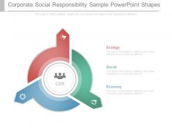 Corporate Social Responsibility Sample Powerpoint Shapes