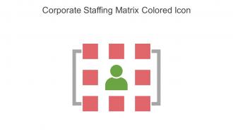 Corporate Staffing Matrix Colored Icon In Powerpoint Pptx Png And Editable Eps Format