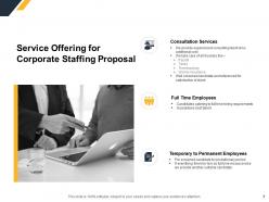 Corporate staffing proposal powerpoint presentation slides