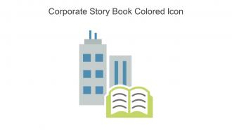 Corporate Story Book Colored Icon In Powerpoint Pptx Png And Editable Eps Format