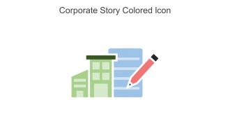 Corporate Story Colored Icon In Powerpoint Pptx Png And Editable Eps Format