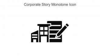 Corporate Story Monotone Icon In Powerpoint Pptx Png And Editable Eps Format