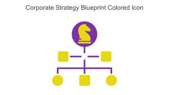 Corporate Strategy Blueprint Colored Icon In Powerpoint Pptx Png And Editable Eps Format