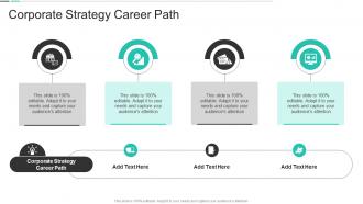 Corporate Strategy Career Path In Powerpoint And Google Slides Cpb