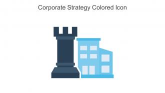 Corporate Strategy Colored Icon In Powerpoint Pptx Png And Editable Eps Format