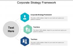 Corporate strategy framework ppt powerpoint presentation styles show cpb