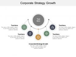 Corporate strategy growth ppt powerpoint presentation model graphics cpb
