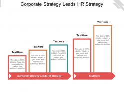 Corporate strategy leads hr strategy ppt powerpoint presentation slides smartart cpb