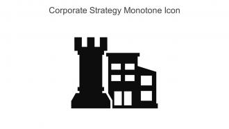 Corporate Strategy Monotone Icon In Powerpoint Pptx Png And Editable Eps Format