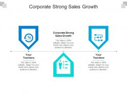 Corporate strong sales growth ppt powerpoint presentation slides show cpb