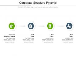 Corporate structure pyramid ppt powerpoint presentation file templates cpb