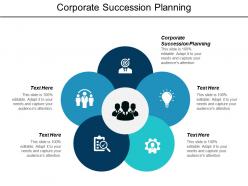 Corporate succession planning ppt powerpoint presentation pictures display cpb