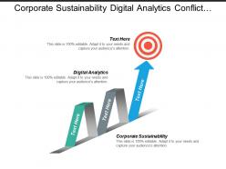 Corporate sustainability digital analytics conflict management business leadership cpb