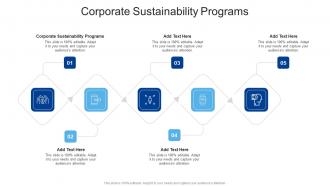 Corporate Sustainability Programs In Powerpoint And Google Slides Cpb