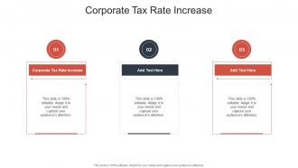 Corporate Tax Rate Increase In Powerpoint And Google Slides Cpb
