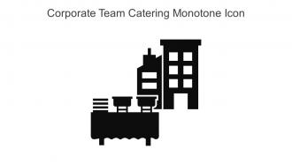 Corporate Team Catering Monotone Icon In Powerpoint Pptx Png And Editable Eps Format