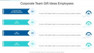 Corporate Team Gift Ideas Employees In Powerpoint And Google Slides Cpb