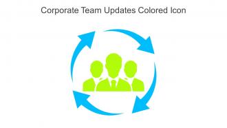 Corporate Team Updates Colored Icon In Powerpoint Pptx Png And Editable Eps Format
