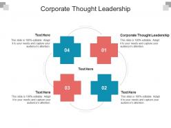 Corporate thought leadership ppt powerpoint presentation file graphics tutorials cpb