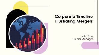 Corporate Timeline Illustrating Mergers PPT Outline AT
