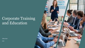 Corporate Training And Education PPT Outline AT Corporate Training And Education PPT Outline AT