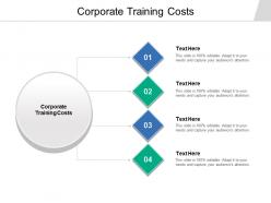 Corporate training costs ppt powerpoint presentation gallery styles cpb