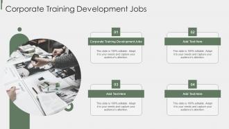 Corporate Training Development Jobs In Powerpoint And Google Slides Cpb