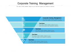 Corporate training management ppt powerpoint presentation file grid cpb