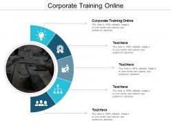 Corporate training online ppt powerpoint presentation file sample cpb