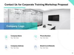 Corporate training workshop proposal powerpoint presentation slides