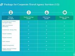 Corporate Travel Agency Services Proposal Powerpoint Presentation Slides