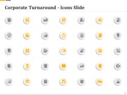 Corporate turnaround icons slide ppt background images