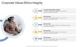 Corporate Values Ethics Integrity In Powerpoint And Google Slides Cpb