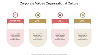 Corporate Values Organizational Culture In Powerpoint And Google Slides Cpb