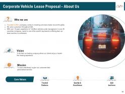 Corporate vehicle lease proposal powerpoint presentation slides