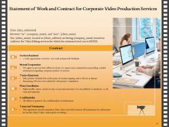 Corporate video production proposal powerpoint presentation slides