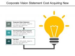 Corporate vision statement cost acquiring new customers failure analysis cpb