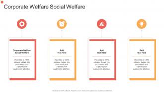 Corporate Welfare Social Welfare In Powerpoint And Google Slides Cpb